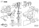 Bosch 0 603 283 042 PEX 125 A Eccentric Sander 240 V / GB Spare Parts PEX125A